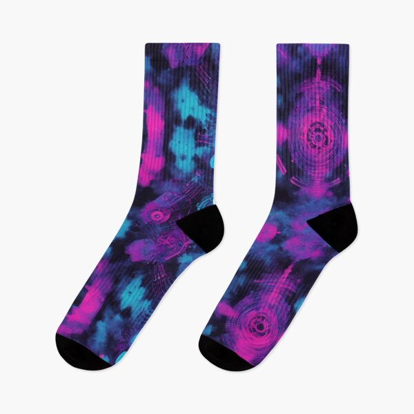 Item preview, Cyberpunk Tie Dye, Dark Art, Urban Goth designed and sold by Burn-Ego.