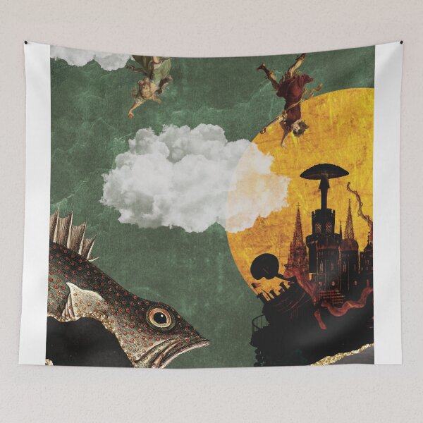 Item preview, Falling Into The Inkspill Sea (In Green) designed and sold by Valliard.