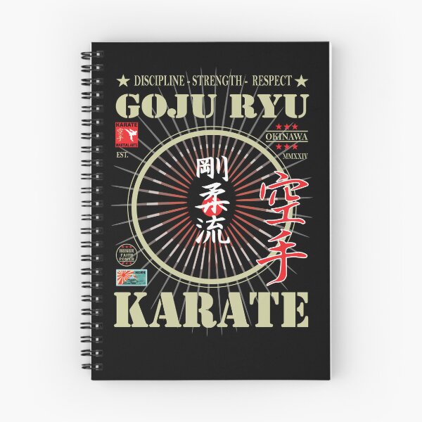 Item preview, Noble Goju-Ryu Karate - With Kanji and Golden Writing and Symbol designed and sold by RetroMaritalArt.