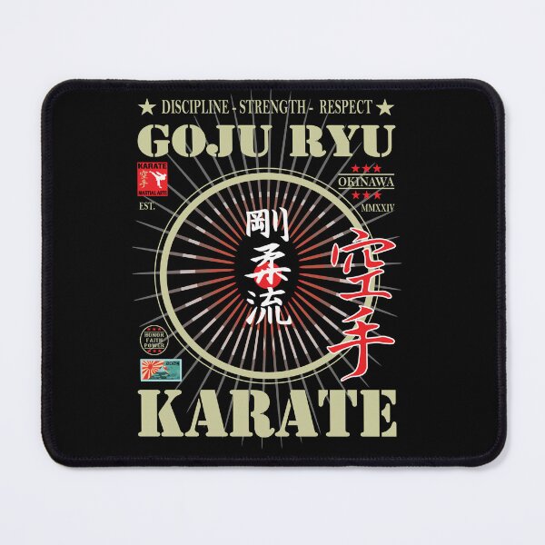Item preview, Noble Goju-Ryu Karate - With Kanji and Golden Writing and Symbol designed and sold by RetroMaritalArt.