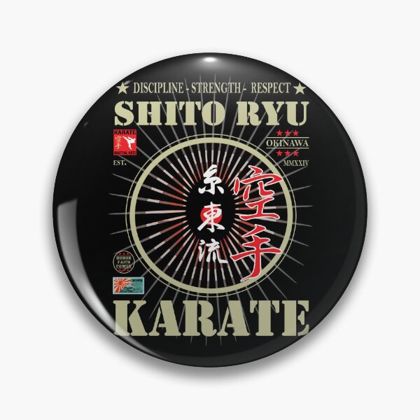 Item preview, Noble Shito-Ryu Karate - With Kanji and Golden Writing and Symbol designed and sold by RetroMaritalArt.