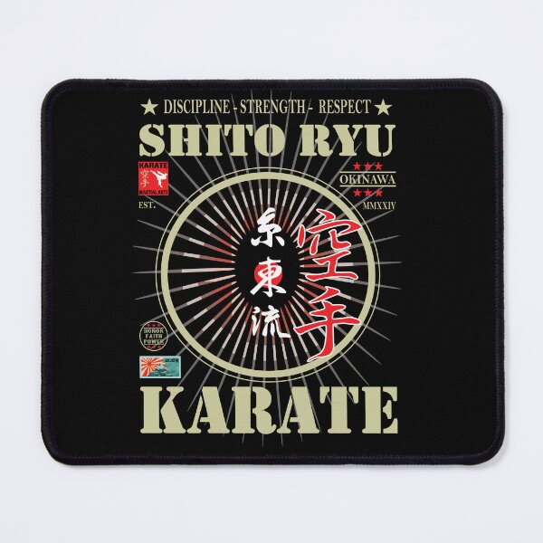 Item preview, Noble Shito-Ryu Karate - With Kanji and Golden Writing and Symbol designed and sold by RetroMaritalArt.