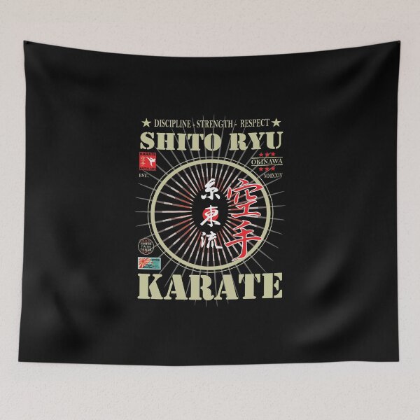 Item preview, Noble Shito-Ryu Karate - With Kanji and Golden Writing and Symbol designed and sold by RetroMaritalArt.