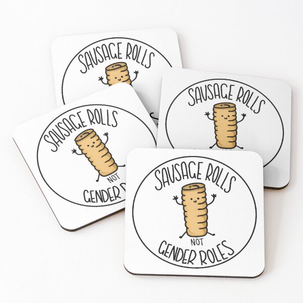 Item preview, Sausage Rolls not Gender Rolls designed and sold by PineKonePixels.
