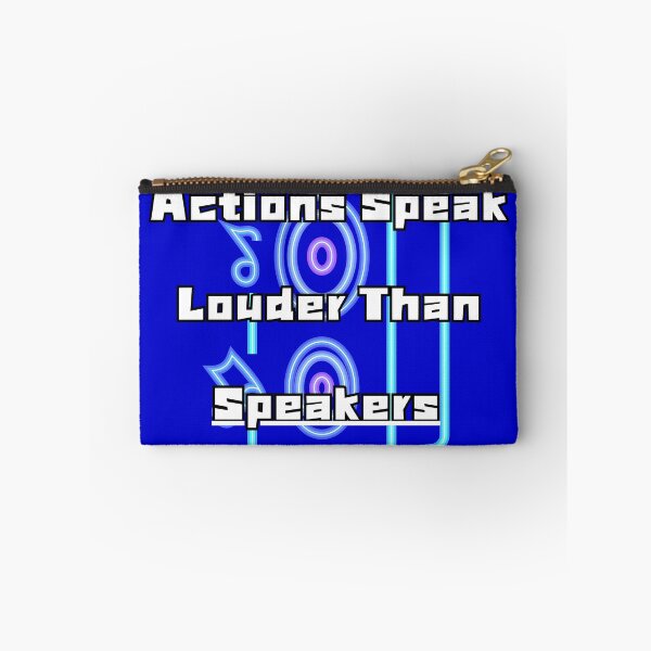 Item preview, Actions Speak Louder Than Speakers designed and sold by AbeeRedB.
