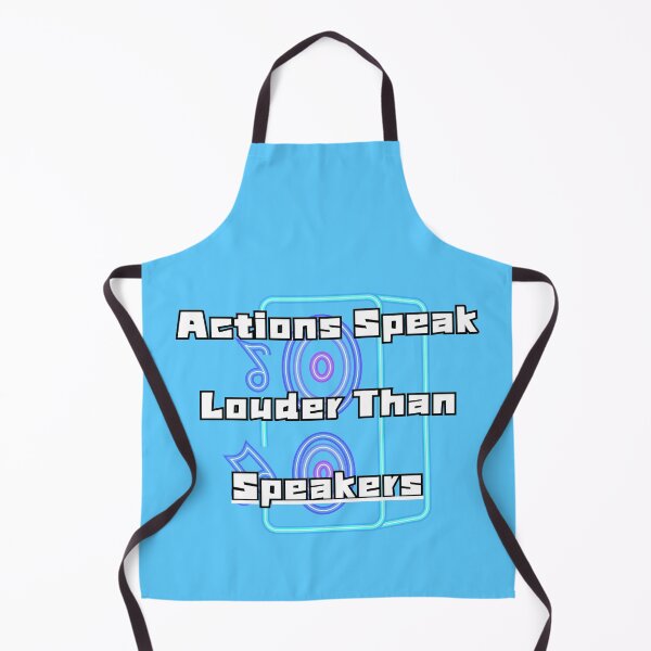 Item preview, Actions Speak Louder Than Speakers designed and sold by AbeeRedB.