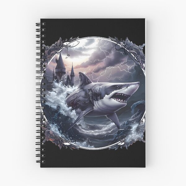 Item preview, Gothic Depths: Eerie Beauty of the Baroque Shark designed and sold by AI-Only Creations.