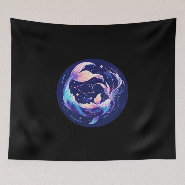 Item preview, Pisces Sign // Zodiac Symbols // Pisces // Galaxy // Birth Sign // Pisces Ascendent designed and sold by SMARTKIT  DESIGNAGENCY.