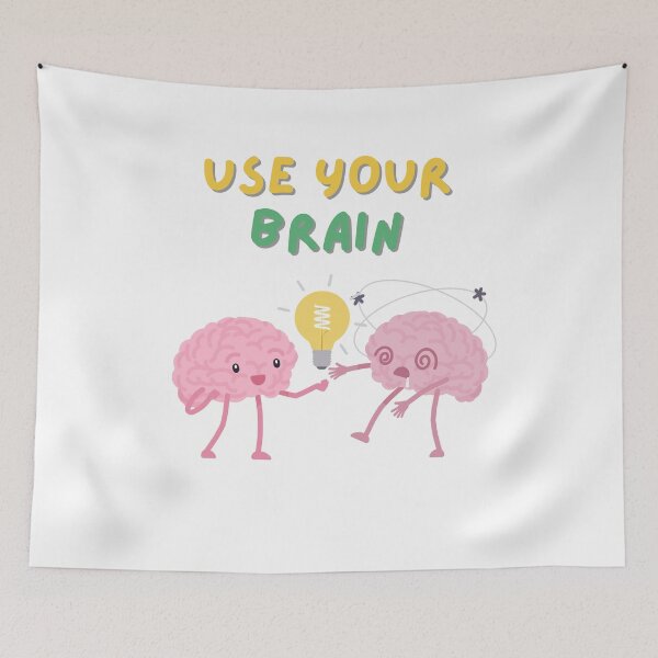 Item preview, USE YOUR BRAIN designed and sold by brightsoul855.