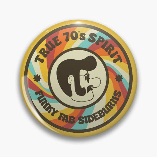 Item preview,  70s Dude with Sideburns designed and sold by Scrabbly Doodles.