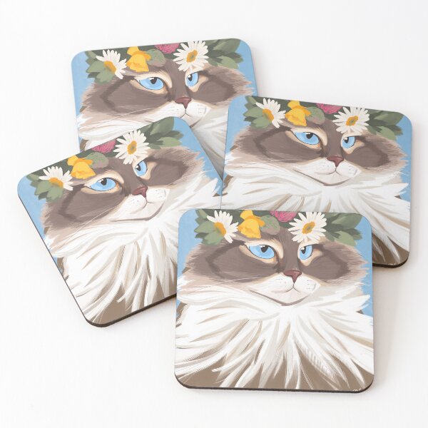Item preview, Flower cat designed and sold by sofasooart.