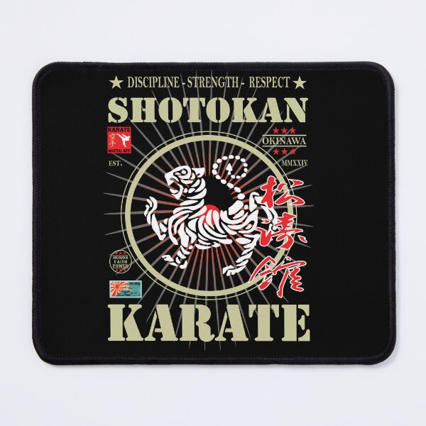 Item preview, Noble Shotokan Karate - With Kanji and Golden Writing and Symbol designed and sold by RetroMaritalArt.
