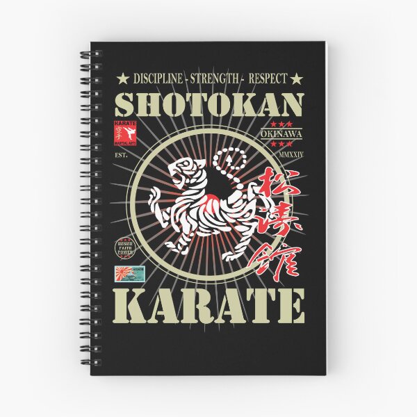 Item preview, Noble Shotokan Karate - With Kanji and Golden Writing and Symbol designed and sold by RetroMaritalArt.