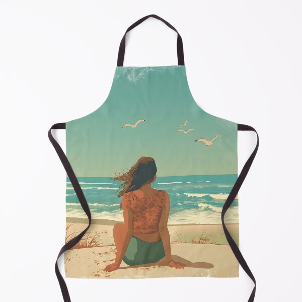 Item preview, Woman watching the sea - Happiness  designed and sold by Wildflow Creations.