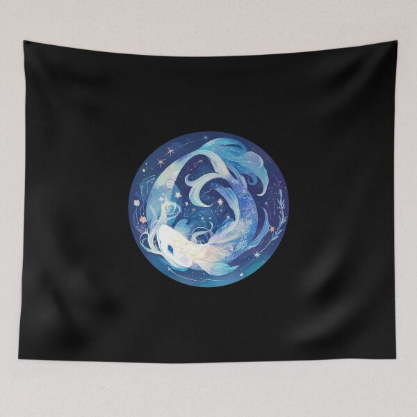 Item preview, Pisces Sign // Zodiac Symbols // Pisces // Galaxy // Birth Sign // Pisces Ascendent designed and sold by SMARTKIT  DESIGNAGENCY.