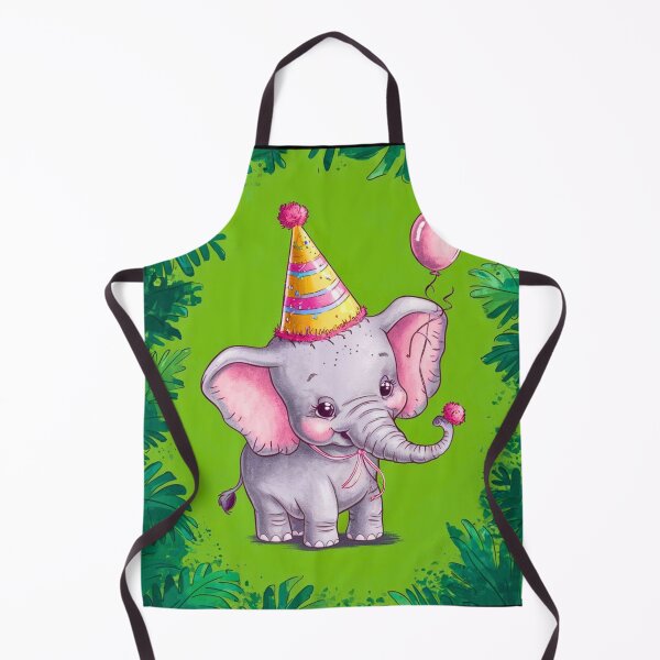 Artikelvorschau, Geburtstagselefant. Geburtstagsfeier, süßer Elefant, Partytier, kleiner Elefant, bunter Elefant, Elefantenzeichnung entworfen und verkauft von ElephantVibes.