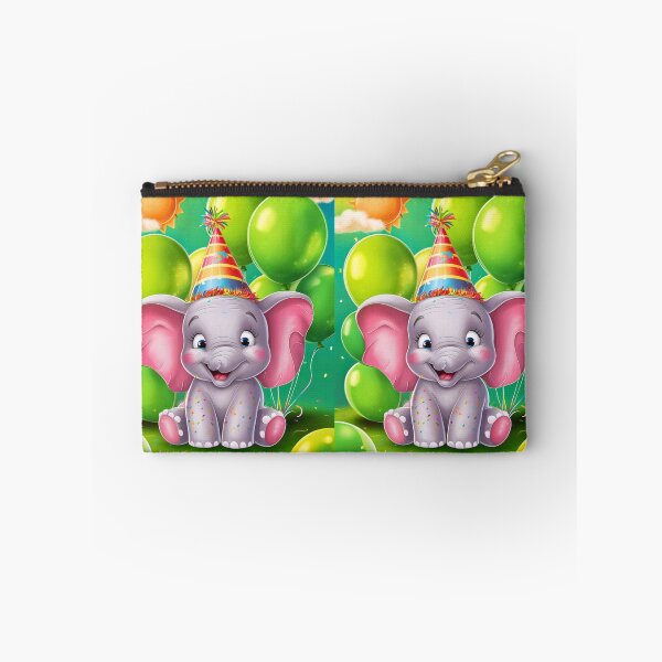 Artikelvorschau, Geburtstagselefant. Geburtstagsfeier, süßer Elefant, Partytier, kleiner Elefant, bunter Elefant, Elefantenzeichnung entworfen und verkauft von ElephantVibes.