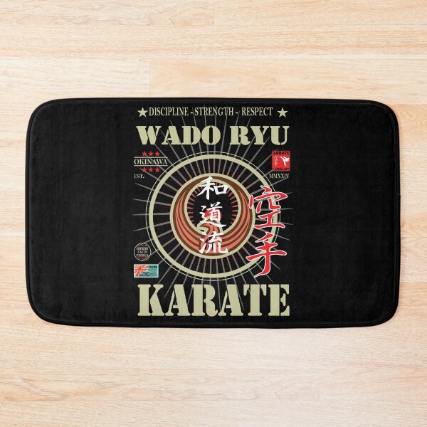 Item preview, Noble Wado-Ryu Karate - With Kanji and Golden Writing and Symbol designed and sold by RetroMaritalArt.