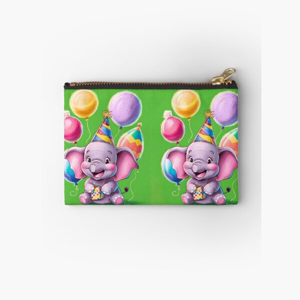 Artikelvorschau, Geburtstagselefant. Geburtstagsfeier, süßer Elefant, Partytier, kleiner Elefant, bunter Elefant, Elefantenzeichnung entworfen und verkauft von ElephantVibes.