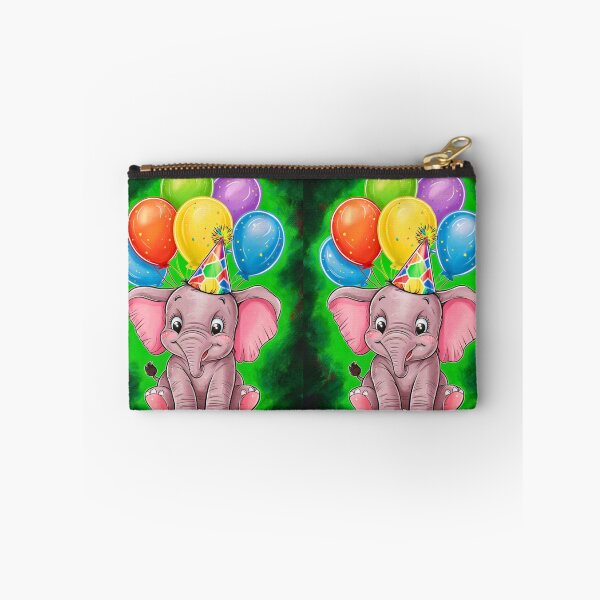 Artikelvorschau, Geburtstagselefant. Geburtstagsfeier, süßer Elefant, Partytier, kleiner Elefant, bunter Elefant, Elefantenzeichnung entworfen und verkauft von ElephantVibes.