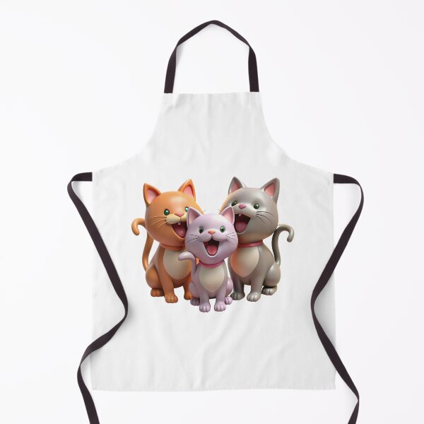 Item preview, three cats with their mouths open designed and sold by supakor.
