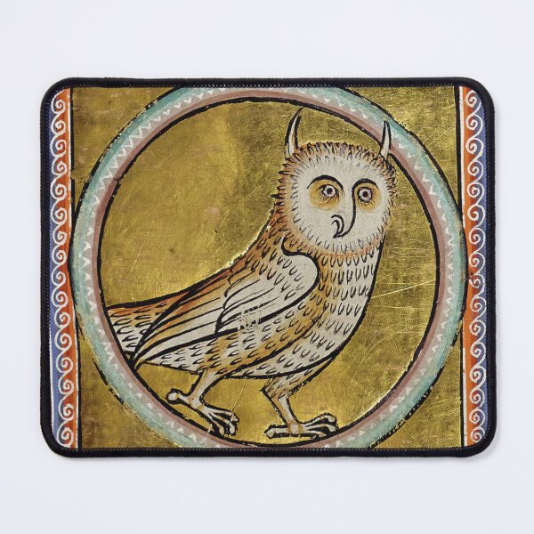 Item preview, Eagle Owl Aberdeen Bestiary Manuscript 16th Century designed and sold by rosaliemillen.