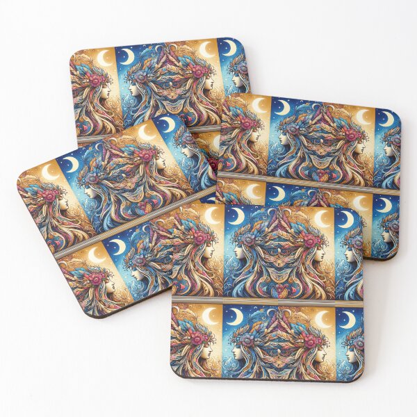 Item preview, Celestial Harmony Light Switch Cover - Artistic Day and Night Decor designed and sold by VivoVita.