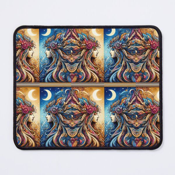 Item preview, Celestial Harmony Light Switch Cover - Artistic Day and Night Decor designed and sold by VivoVita.
