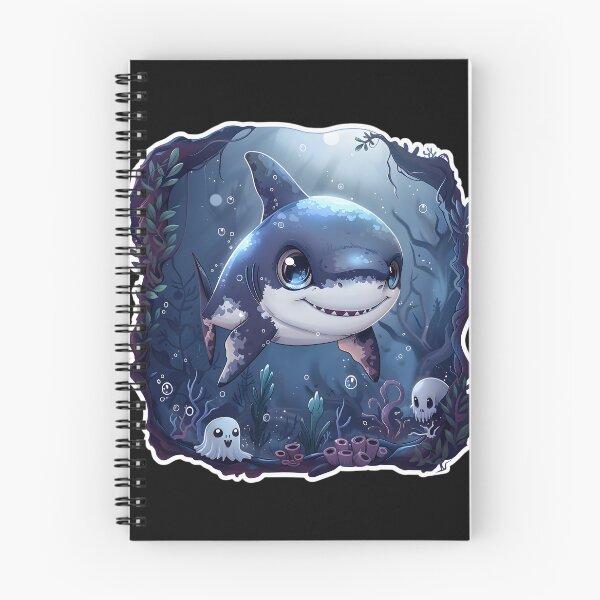 Item preview, Gothic Charm: Enchanted Baby Shark Under Moonlit Waters designed and sold by AI-Only Creations.