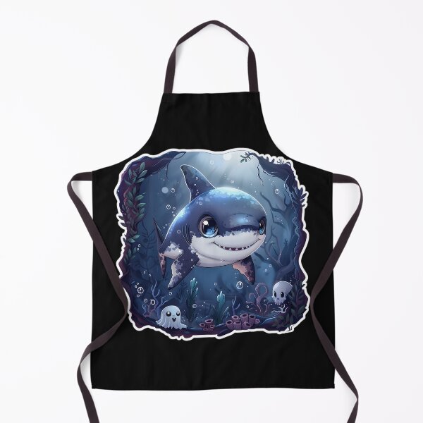 Item preview, Gothic Charm: Enchanted Baby Shark Under Moonlit Waters designed and sold by AI-Only Creations.