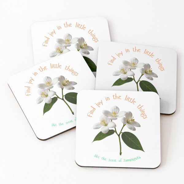 Item preview, Find joy in the little things, like the scent of Sampaguita designed and sold by Zha-Zha Designs.