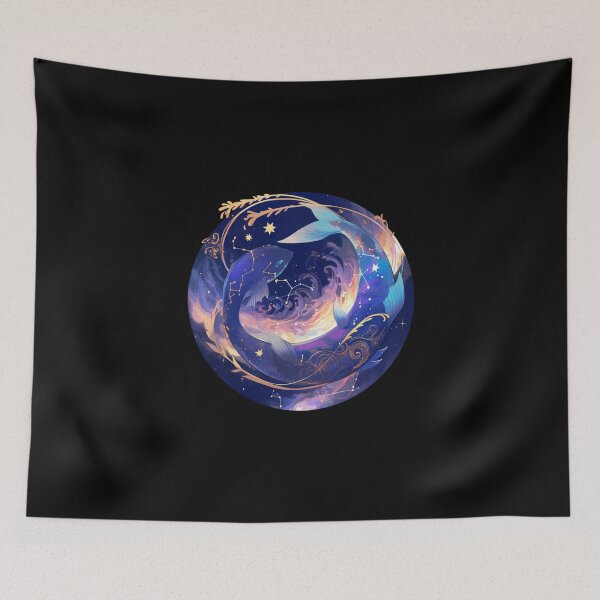 Item preview, Pisces Sign // Zodiac Symbols // Pisces // Galaxy // Birth Sign // Pisces Ascendent designed and sold by SMARTKIT  DESIGNAGENCY.