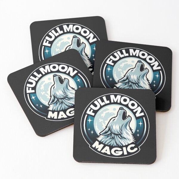 Item preview, FULLMOON MAGIC: Unveiling the Mystical Power of the Wolf designed and sold by SplashTastic.