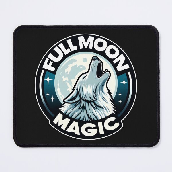 Item preview, FULLMOON MAGIC: Unveiling the Mystical Power of the Wolf designed and sold by SplashTastic.