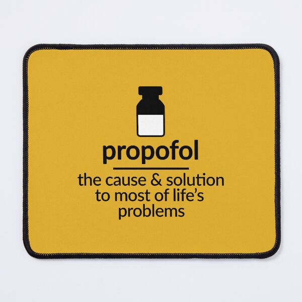 Item preview, Anesthesia Propofol Cause and Answer Funny Design  designed and sold by The Remi Reserve.