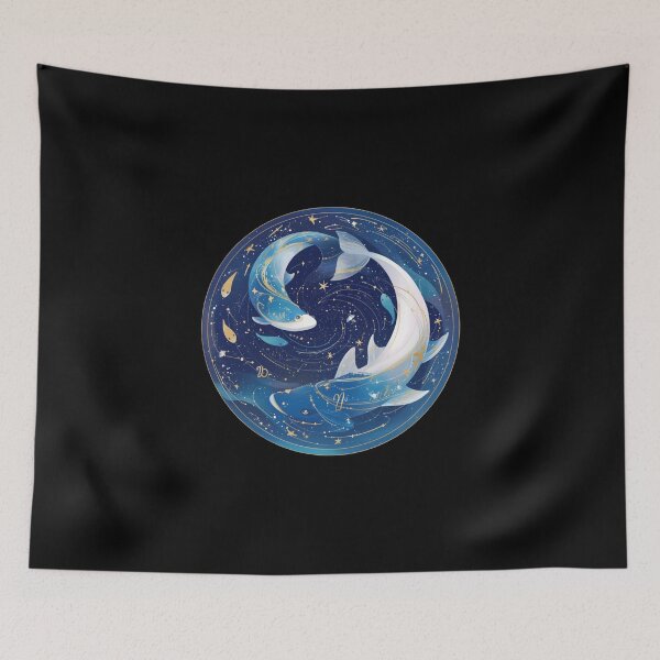 Item preview, Pisces Sign // Zodiac Symbols // Pisces // Galaxy // Birth Sign // Pisces Ascendent designed and sold by SMARTKIT  DESIGNAGENCY.