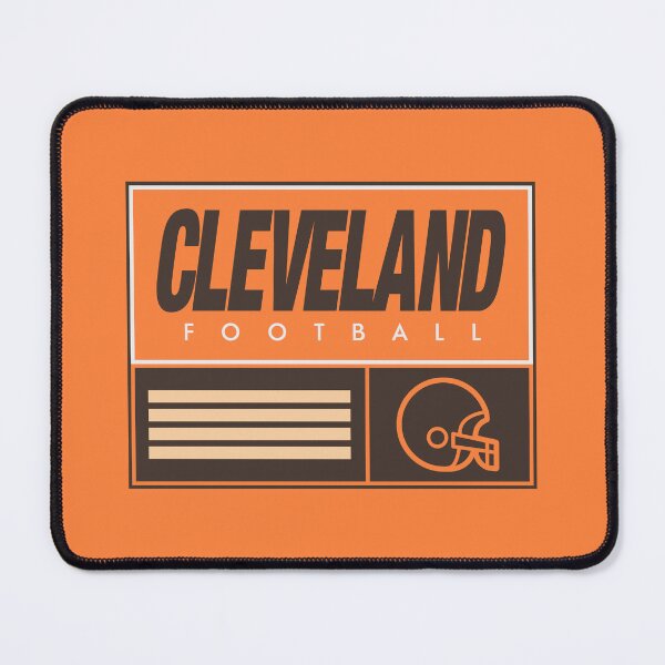 Aperçu de l'œuvre Cleveland football créée et vendue par BVHstudio.