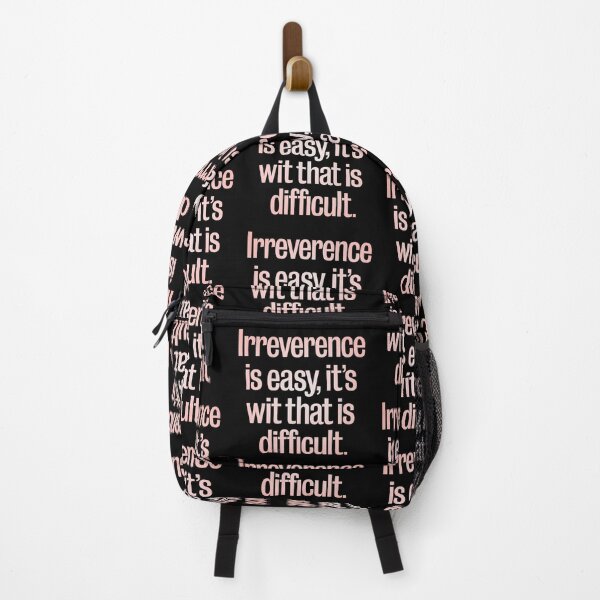 Item preview, Irreverence is easy, it's wit that is difficult. v.2 designed and sold by x1brett.
