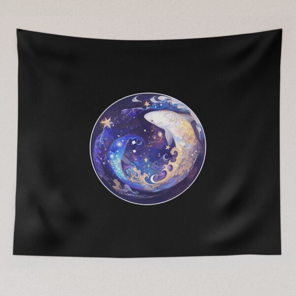 Item preview, Pisces Sign // Zodiac Symbols // Pisces // Galaxy // Birth Sign // Pisces Ascendent designed and sold by SMARTKIT  DESIGNAGENCY.