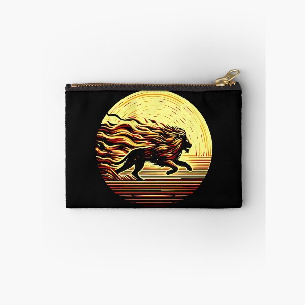 Item preview, Scratchboard Ink Fire Lion, Ai Generated Art  designed and sold by ACC .