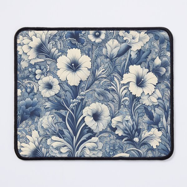 Item preview, Blue and white flowers, pattern designed and sold by Ilikeiwantilove.