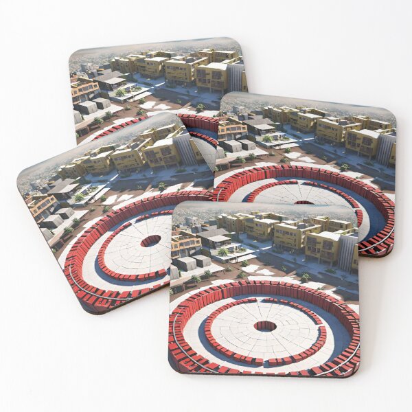 Item preview, city, cartoon, arena, fantasy designed and sold by DonnaBlankaArt.