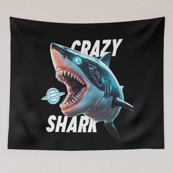 Item preview, Crazy shark designed and sold by JansenGS.