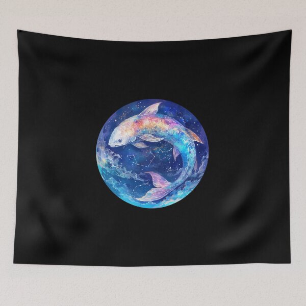 Item preview, Pisces Sign // Zodiac Symbols // Pisces // Galaxy // Birth Sign // Pisces Ascendent designed and sold by SMARTKIT  DESIGNAGENCY.