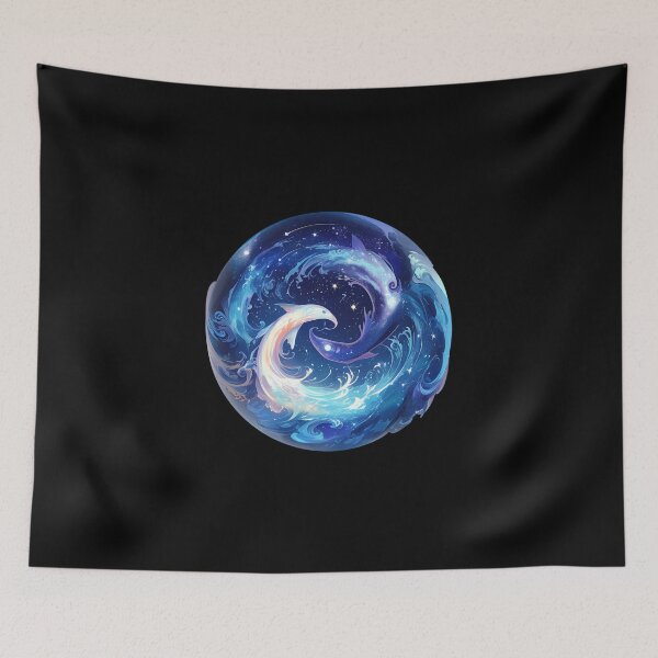 Item preview, Pisces Sign // Zodiac Symbols // Pisces // Galaxy // Birth Sign // Pisces Ascendent designed and sold by SMARTKIT  DESIGNAGENCY.