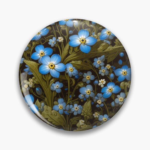 Item preview, Springtime Blue Myosotis Floral Pattern designed and sold by DreamCraze.