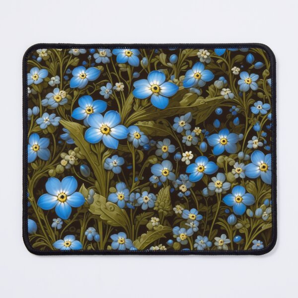 Item preview, Springtime Blue Myosotis Floral Pattern designed and sold by DreamCraze.