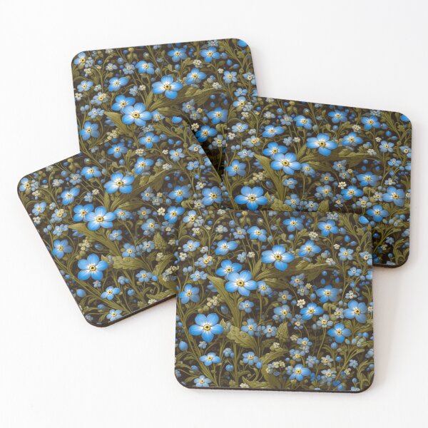 Item preview, Springtime Blue Myosotis Floral Pattern designed and sold by DreamCraze.