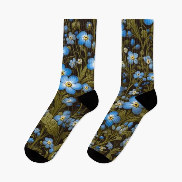 Item preview, Springtime Blue Myosotis Floral Pattern designed and sold by DreamCraze.