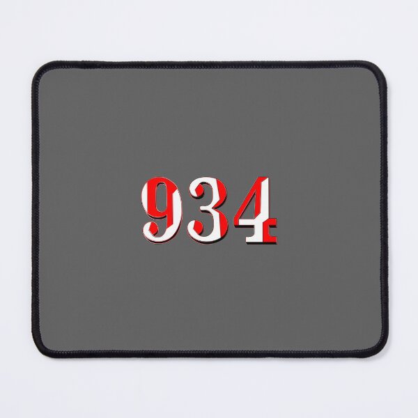 Item preview, number nine hundred and thirty four digit 934 order sequence team member age designed and sold by 4rpixs.